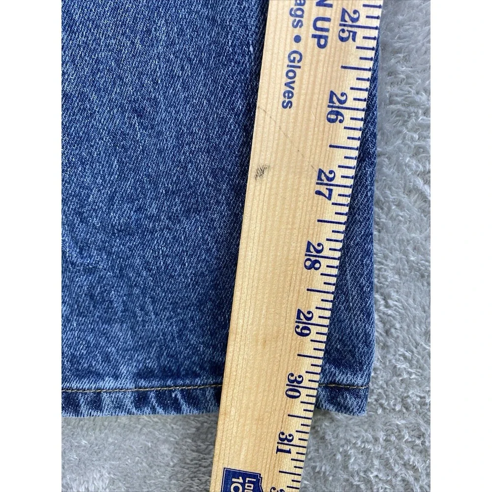 VTG Wrangler Jeans Men 42x30 Blue Denim Loose Relaxed Fit Cotton Cowboy Western